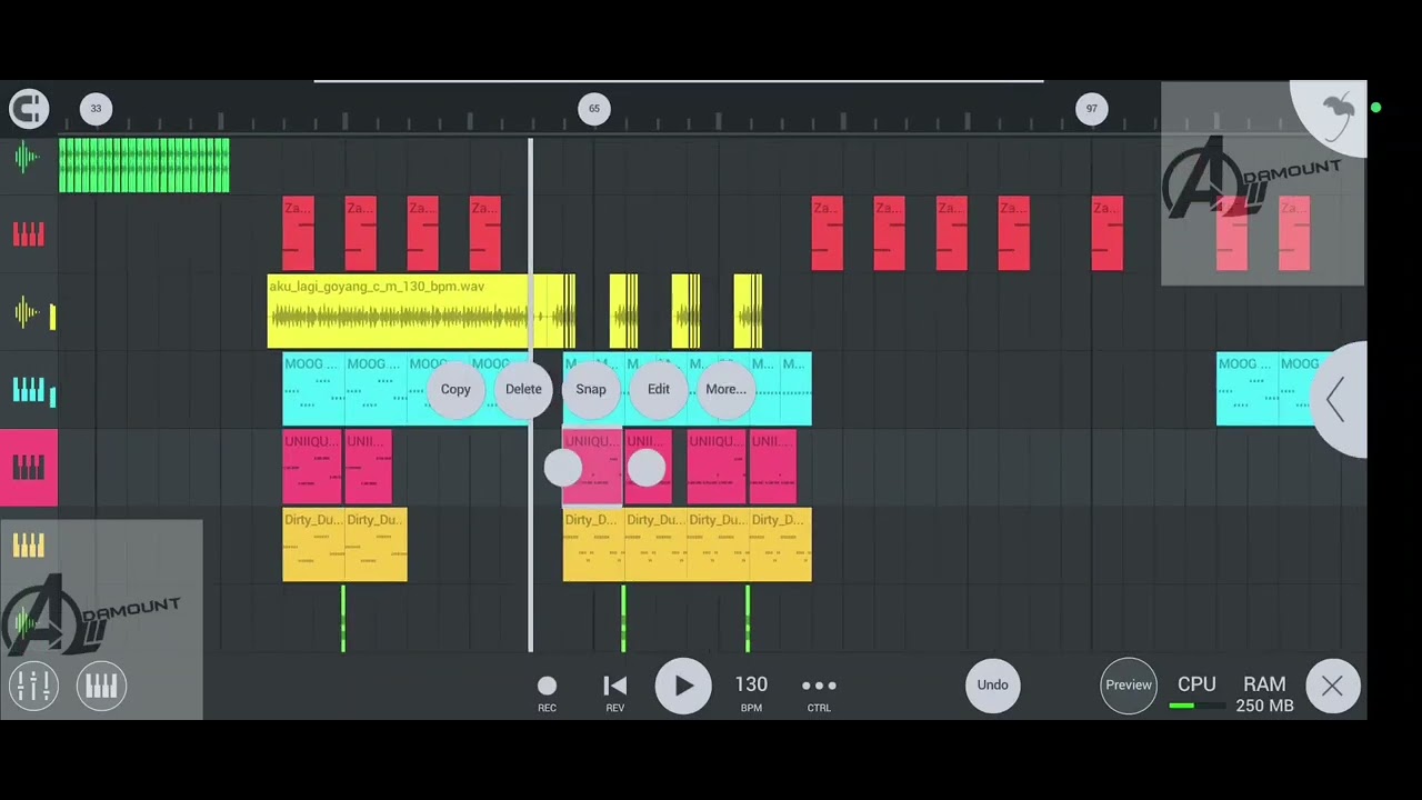 DJ Aku Lagi Goyang X Preminim (Edit) Free Sample FL Studio Mobile Terbaru 2026