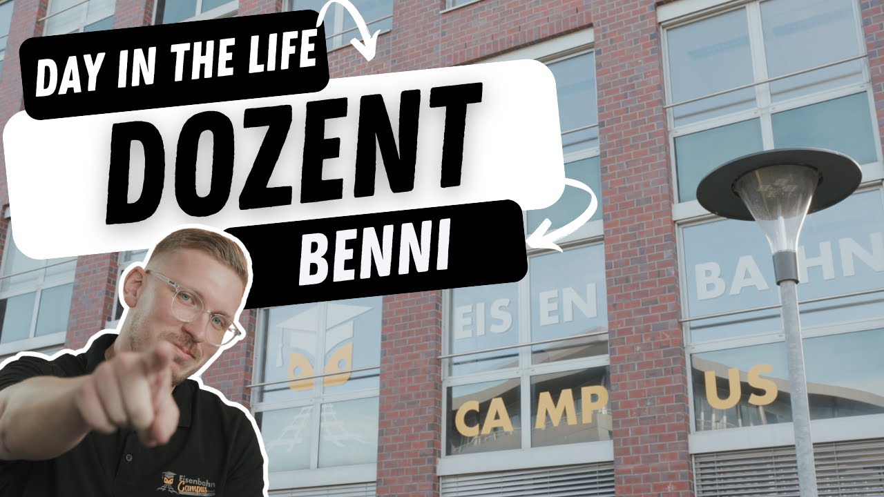 Du glaubst nicht, wie vielseitig der Job eines Eisenbahn-Dozenten ist!