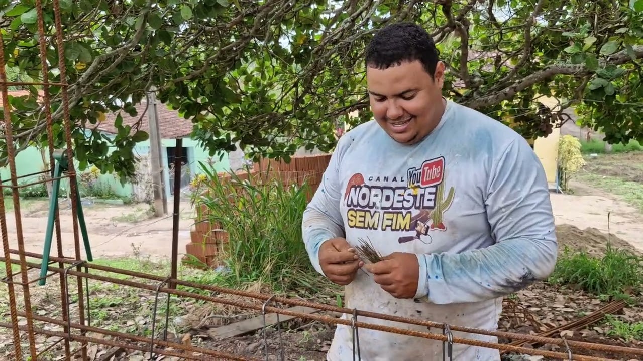 FAZENDO CASA DO ZERO COMO FAZER UMA COLUNA PARA NOSSO TERRENO 