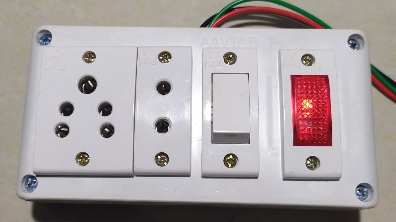 1 switch 1 5pin 1 2pin socket 1 indicator connection