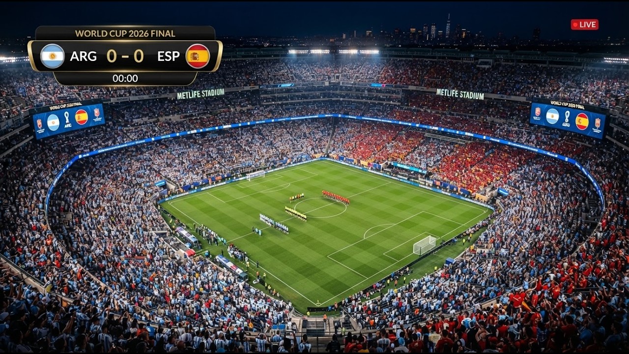 ESP vs ARG LIVE | FIFA World Cup 2026 Final LIVE From MetLife Stadium | Messi vs Yamal