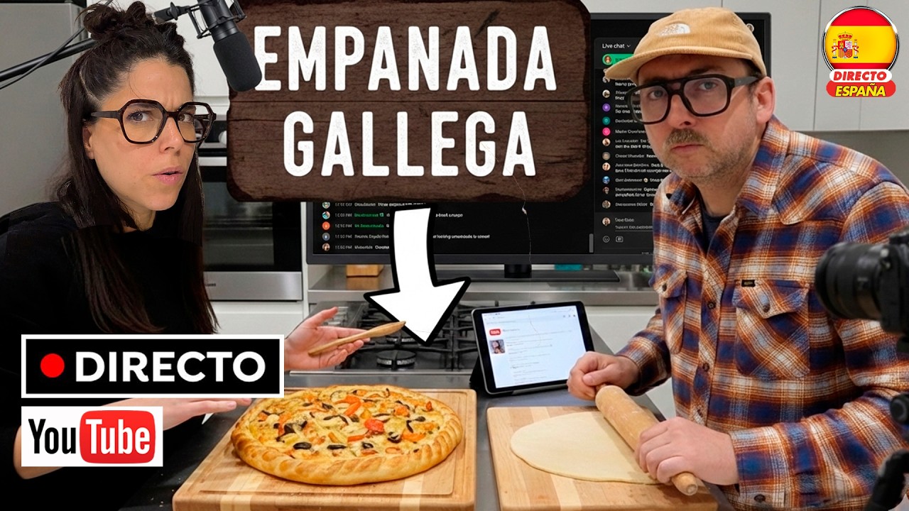 🔴 DIRECTO: COCINAMOS CONTIGO LA AUTENTICA EMPANADA GALLEGA 🇪🇸🔜🌏