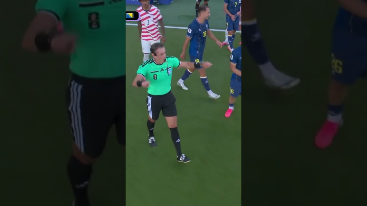 BALOGUN RED CARD! THE RIGHT CALL? #FIFAWorldCupOnYT #SHORTS