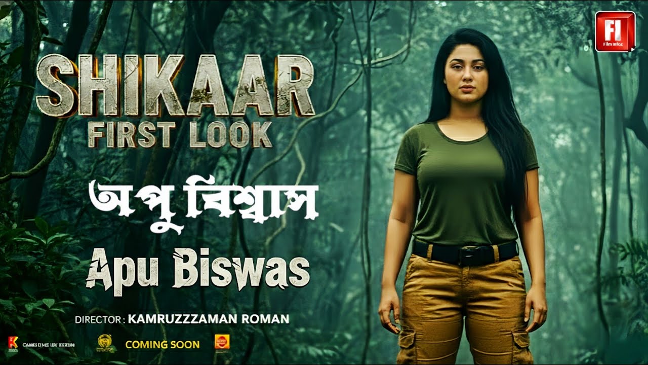 Shikaar - First Look | Apu Biswas | Apu Biswas Shikaar New Movie 2026 | অপু বিশ্বাস | শিকার