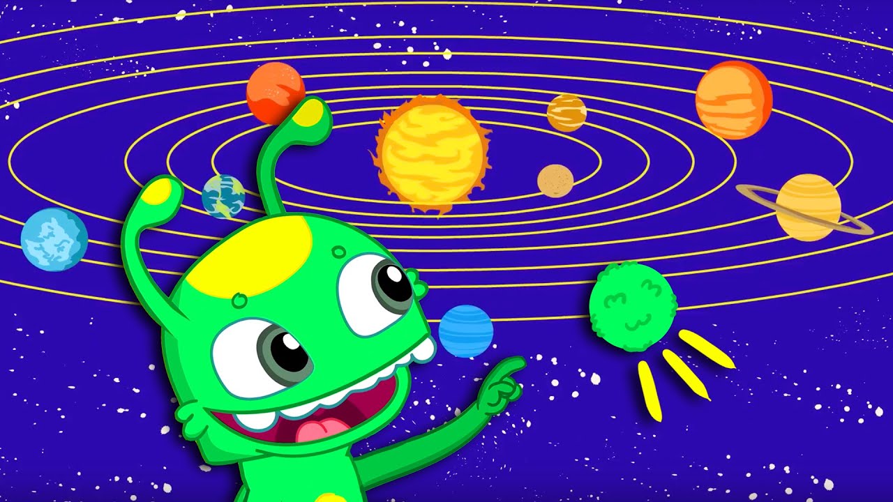 Groovy el Marciano & Phoebe | Aprende los planetas del sistema solar | Dibujos educativos infantile