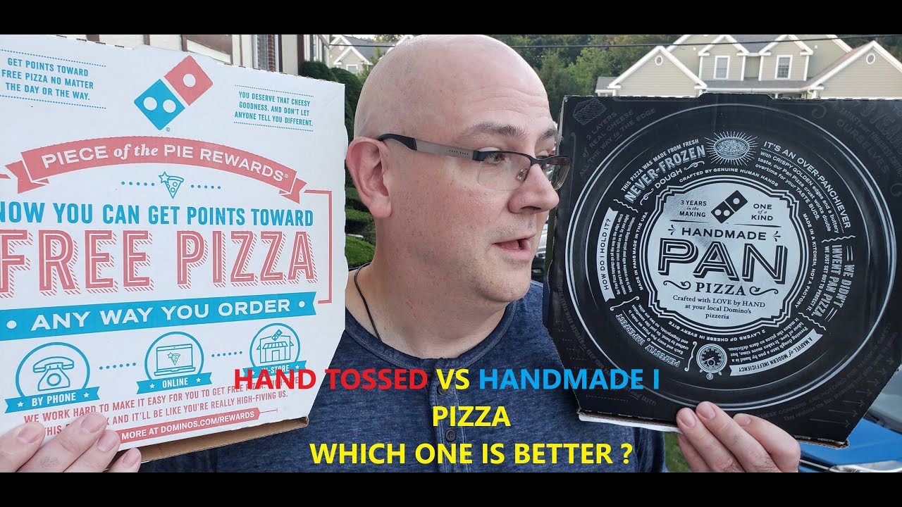 DOMINO'S PIZZA | HAND TOSSED or HANDMADE PAN - Which One to Choose !?!