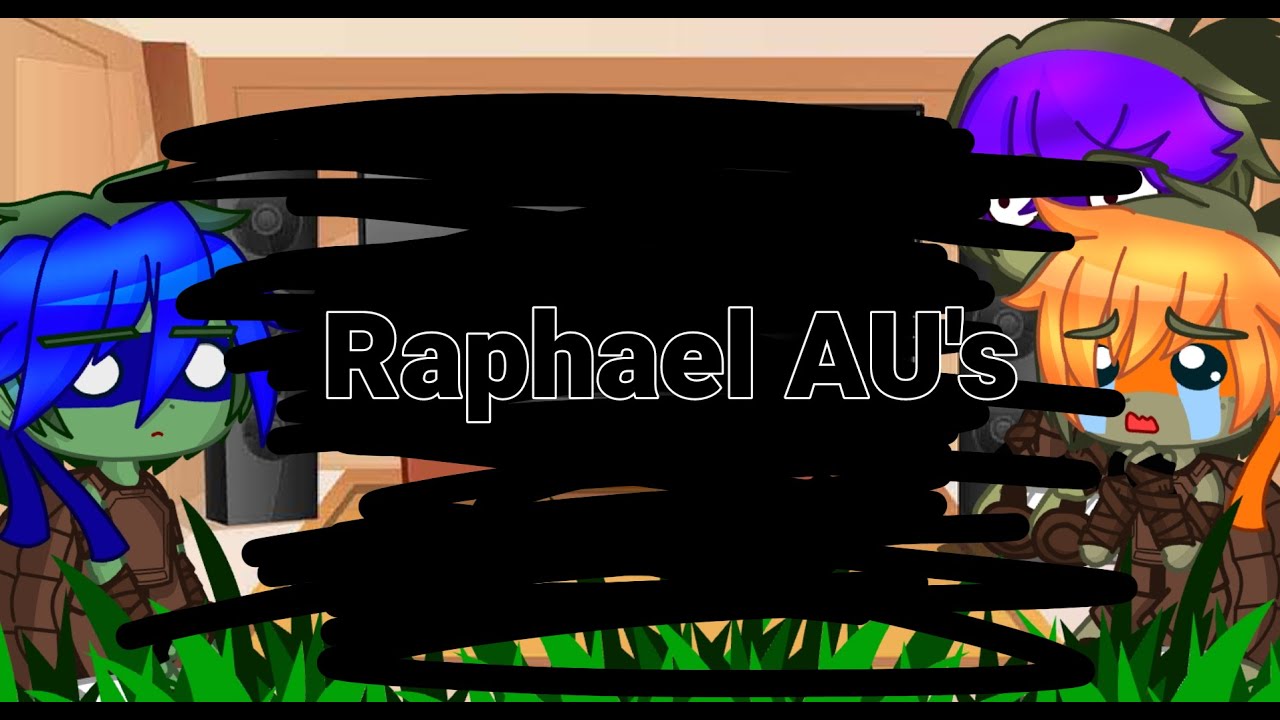 TMNT 2012 react to Raphael Au's || Español/English || Gacha Club
