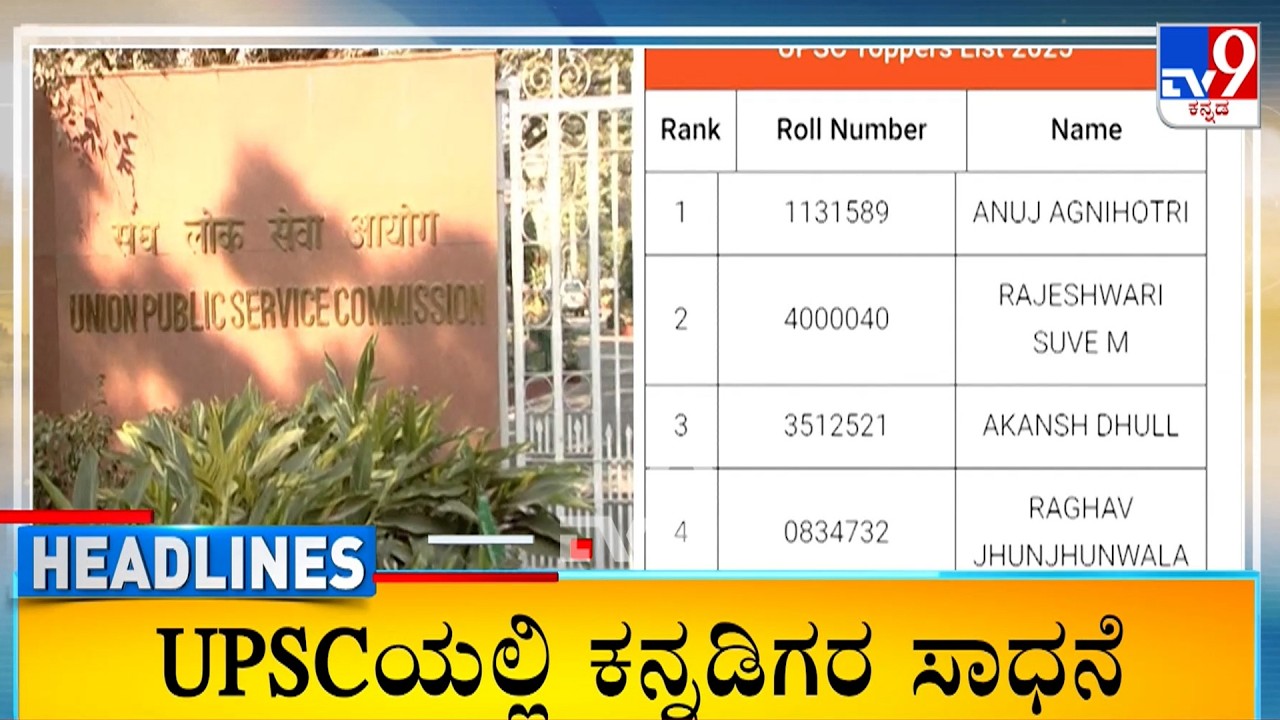 TV9 Kannada Headlines At 8AM (07-03-2026)