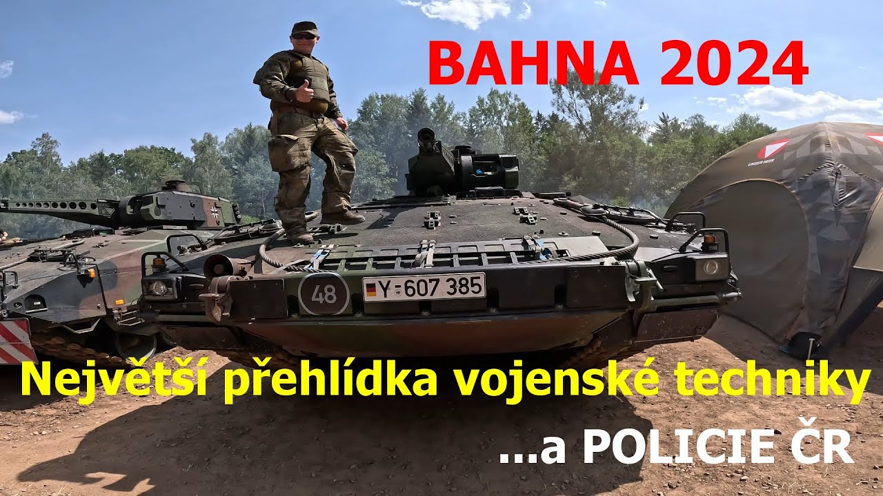 BAHNA 2024 - Největší přehlídka vojenské techniky - 34. ročník Dne pozemního vojska