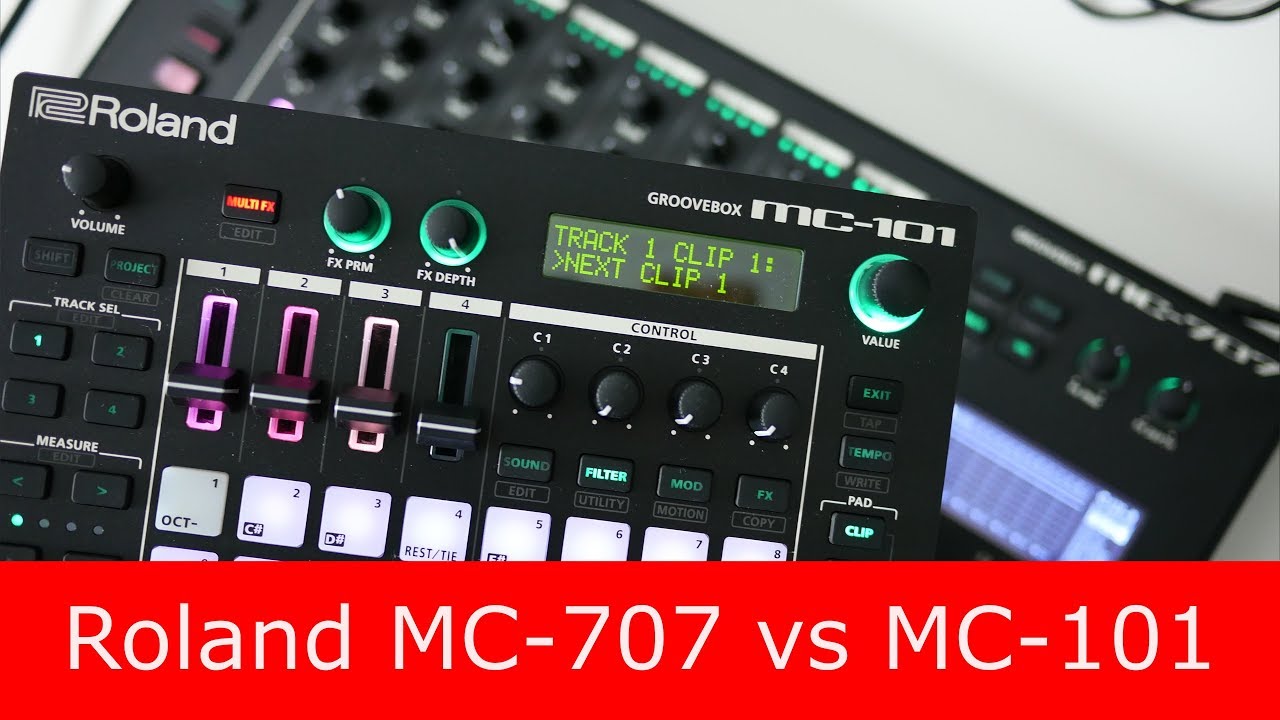 Roland MC-707 vs MC-101