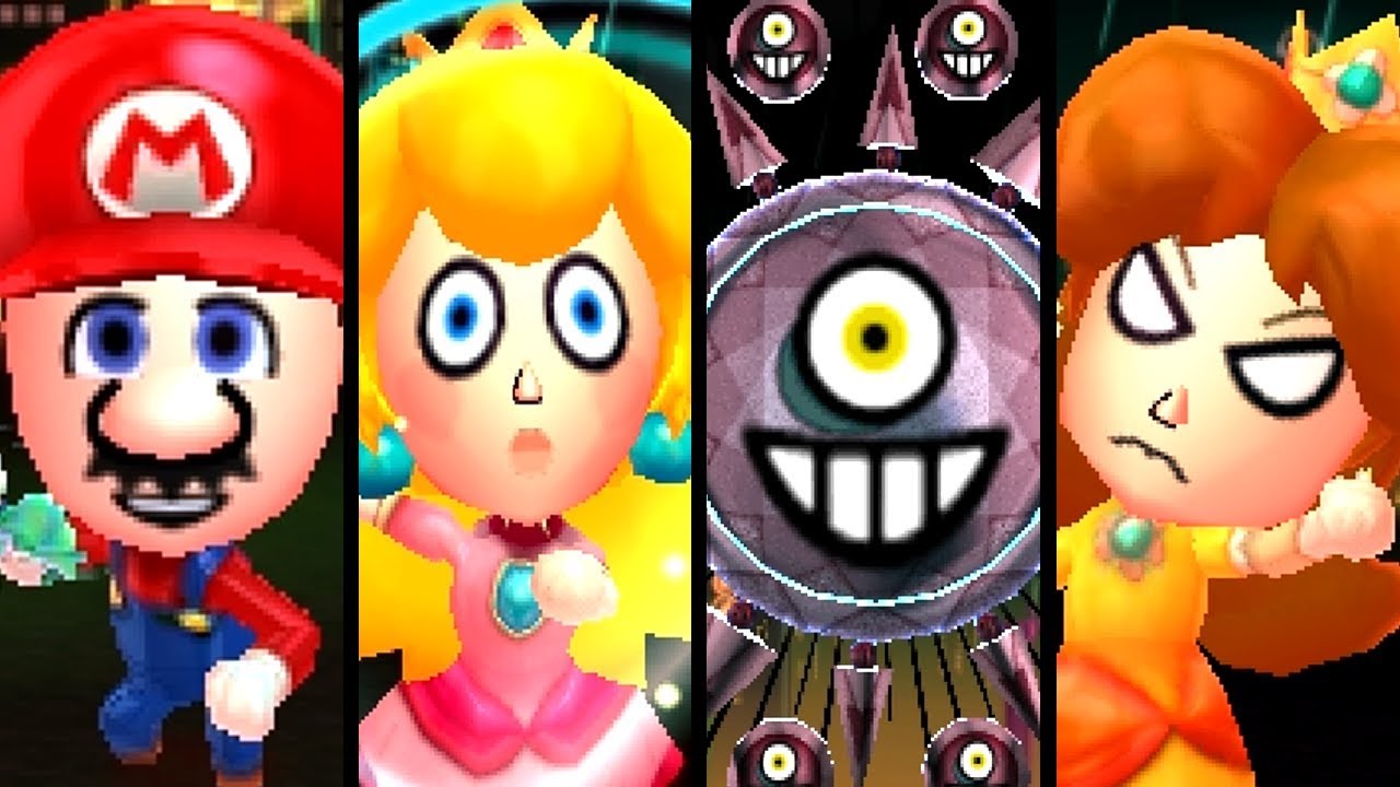Super Mario Miitopia ALL SECRET BOSSES (3DS)