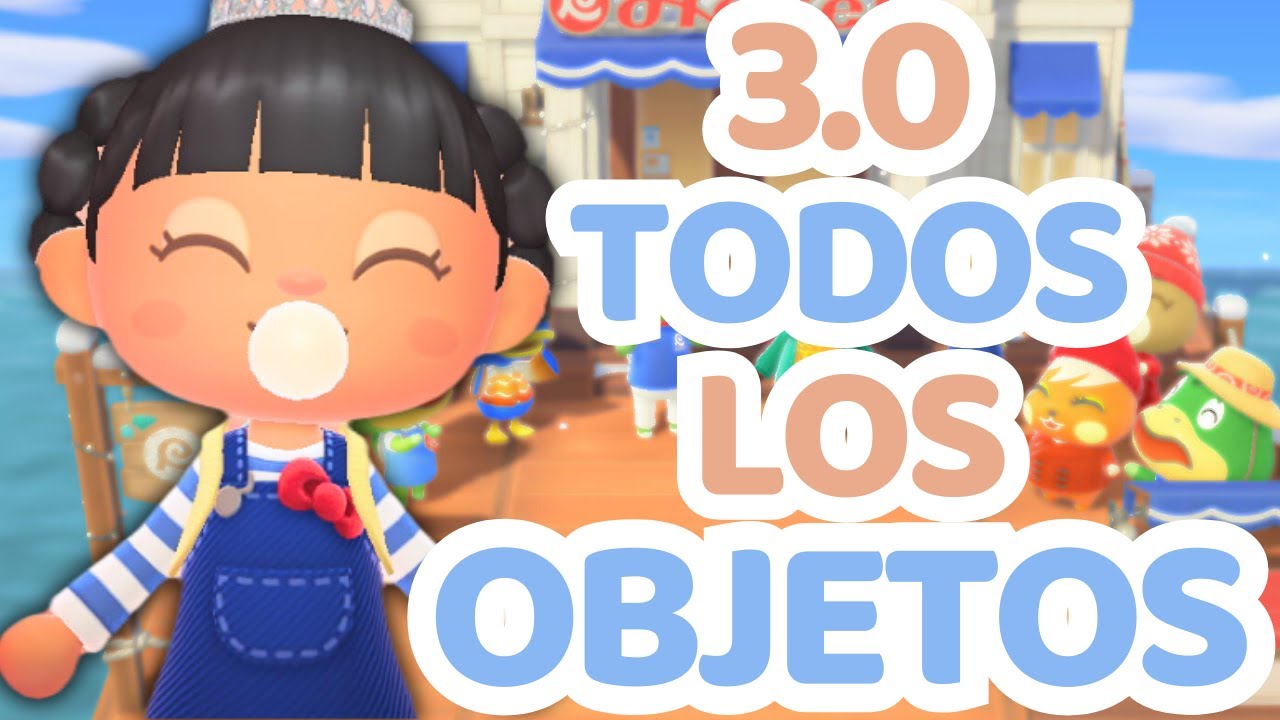 Todos los OBJETOS NUEVOS en Animal Crossing New Horizons 3.0