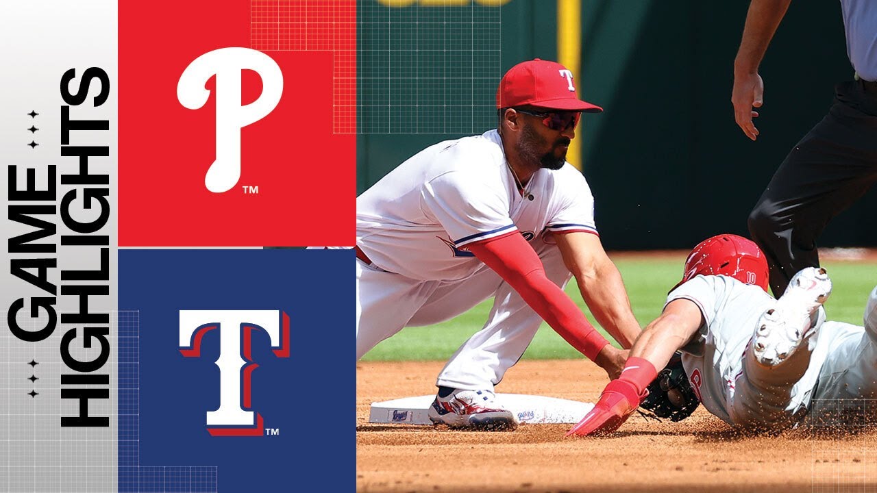 Phillies vs. Rangers Game Highlights (4/1/23) | MLB Highlights