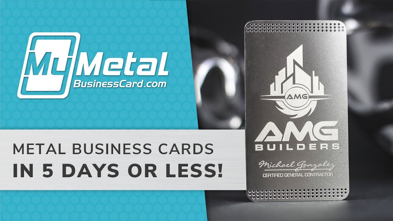 Fast Delivery Business Cards from My Metal Business Card