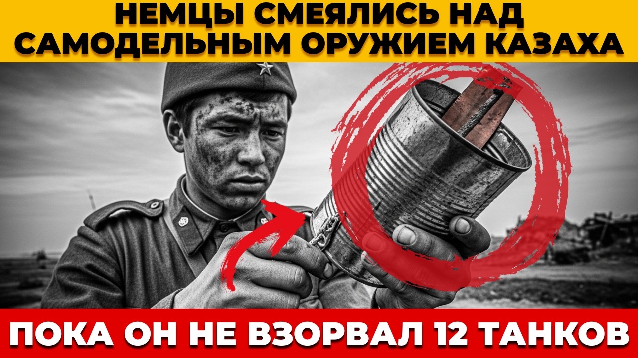 НЕМЦЫ ХОХОТАЛИ над самодельным оружием КАЗАХА — ПОКА оно не уничтожило двенадцать танков
