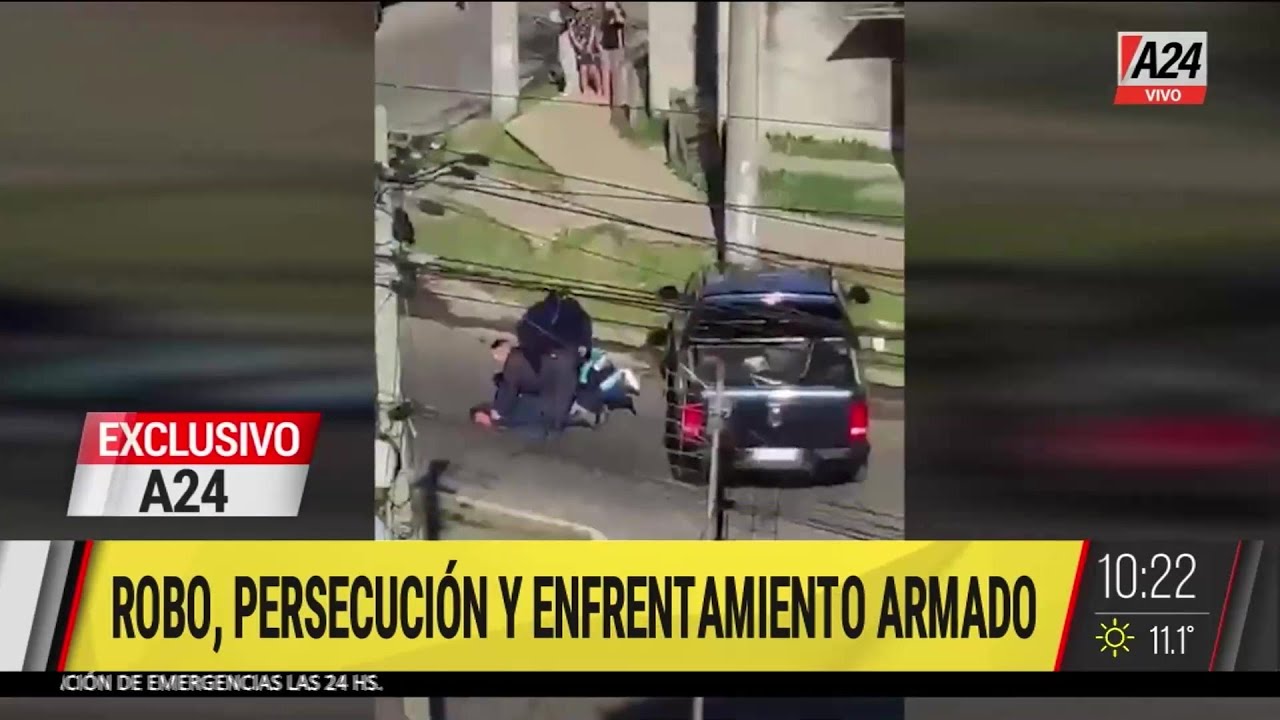 🚨 Morón: robo, persecución y enfrentamiento armado