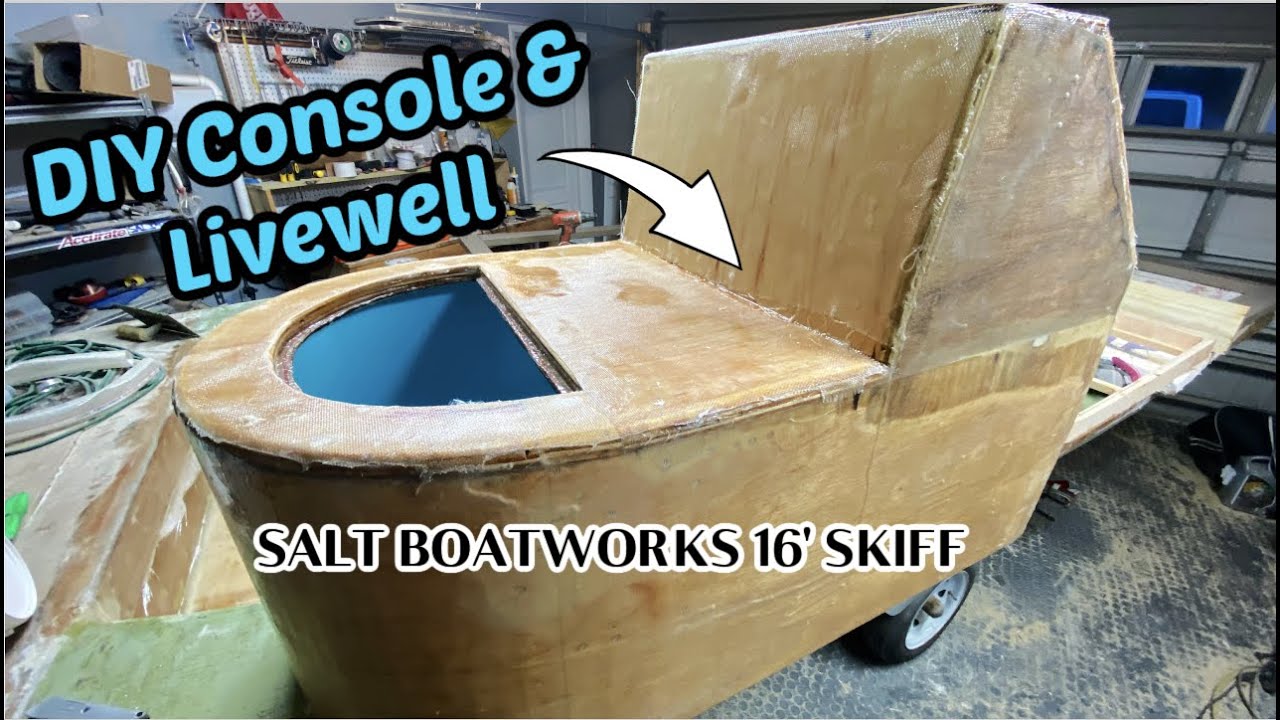 DIY Building a Livewell Console From Scratch. Salt Boatworks 16' Skiff