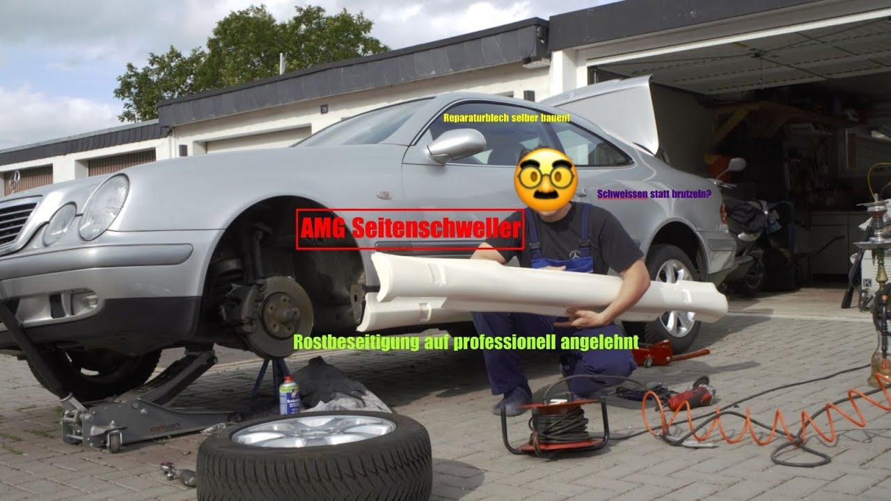 CLKSociety | Schweller retten Part 2 | Gfk AMG Seitenschweller | CLK 320 - Projekt Daily