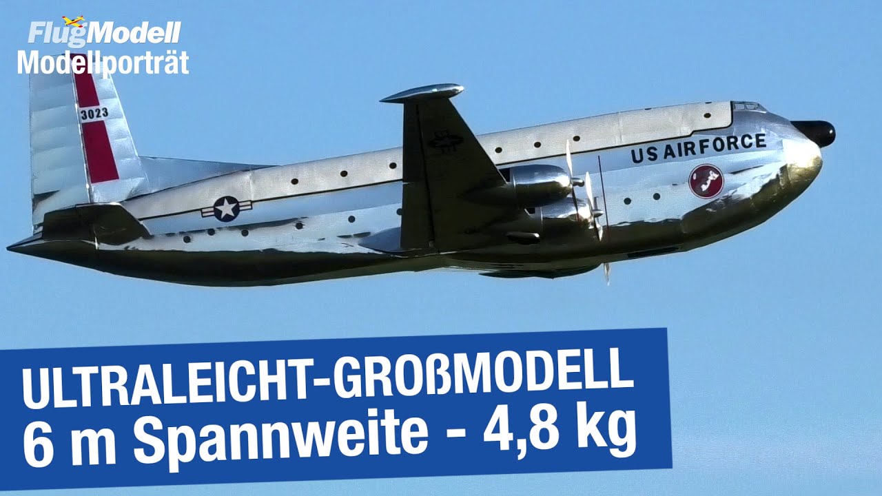 Modellbau XXL: Globemaster C-124 - 6.000 mm Spannweite, 4.800 g Gewicht | Erbauer: Thomas Maier
