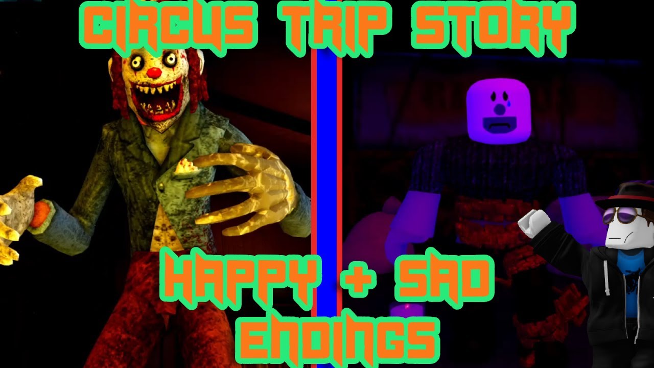 Circus Trip Story, Happy + Sad Endings - Solo Walkthrough [Roblox]