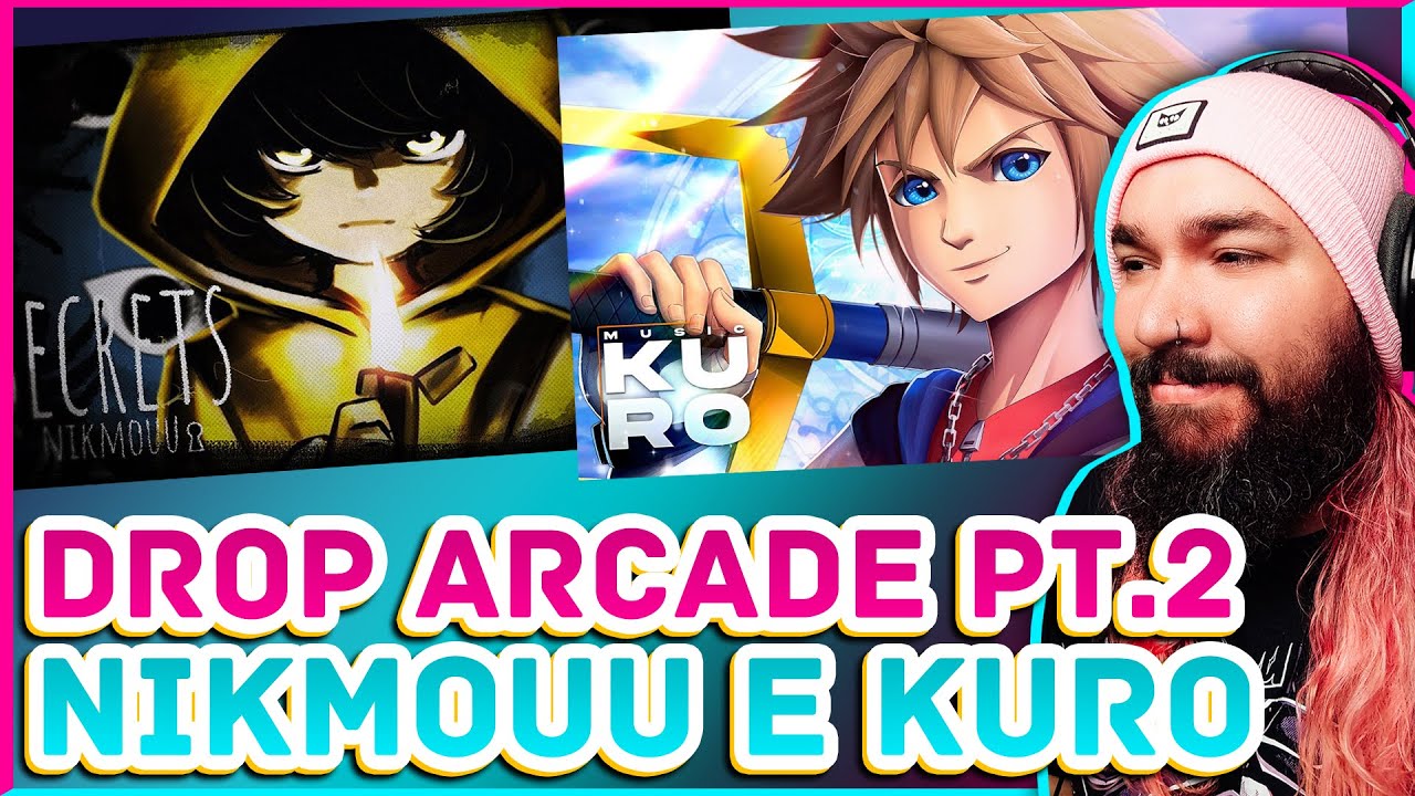 React Drop Arcade 2 | Nikmouu - Secrets | Kuro - Chave Guia | REACT - REAÇÃO | Música Geek
