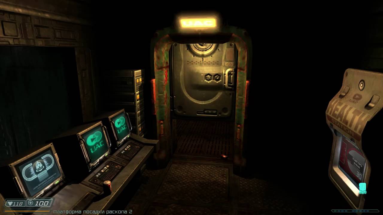 DOOM 3 прохождение #5 - ВЗЛОМ КОДОВЫХ ДВЕРЕЙ
