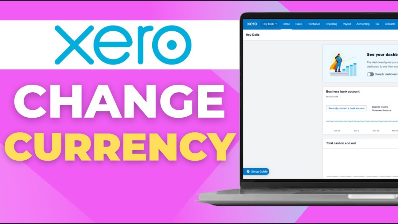 Как изменить валюту в Xero