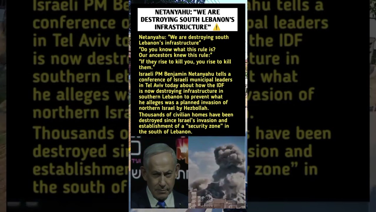 NETANYAHU'S WARNING: 