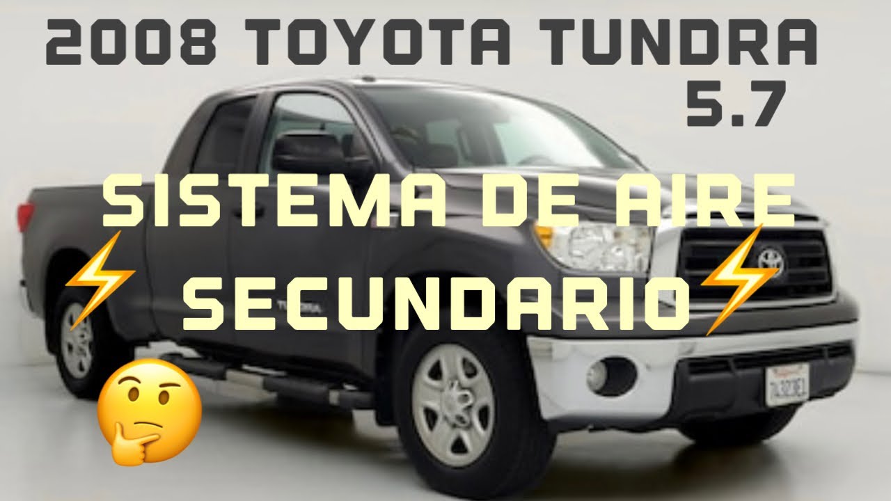 2008 Toyota tundra 5.7 código P0418 y p2440 ⚡️SISTEMA DE AIRE SECUNDARIO ⚡️🤔🤔