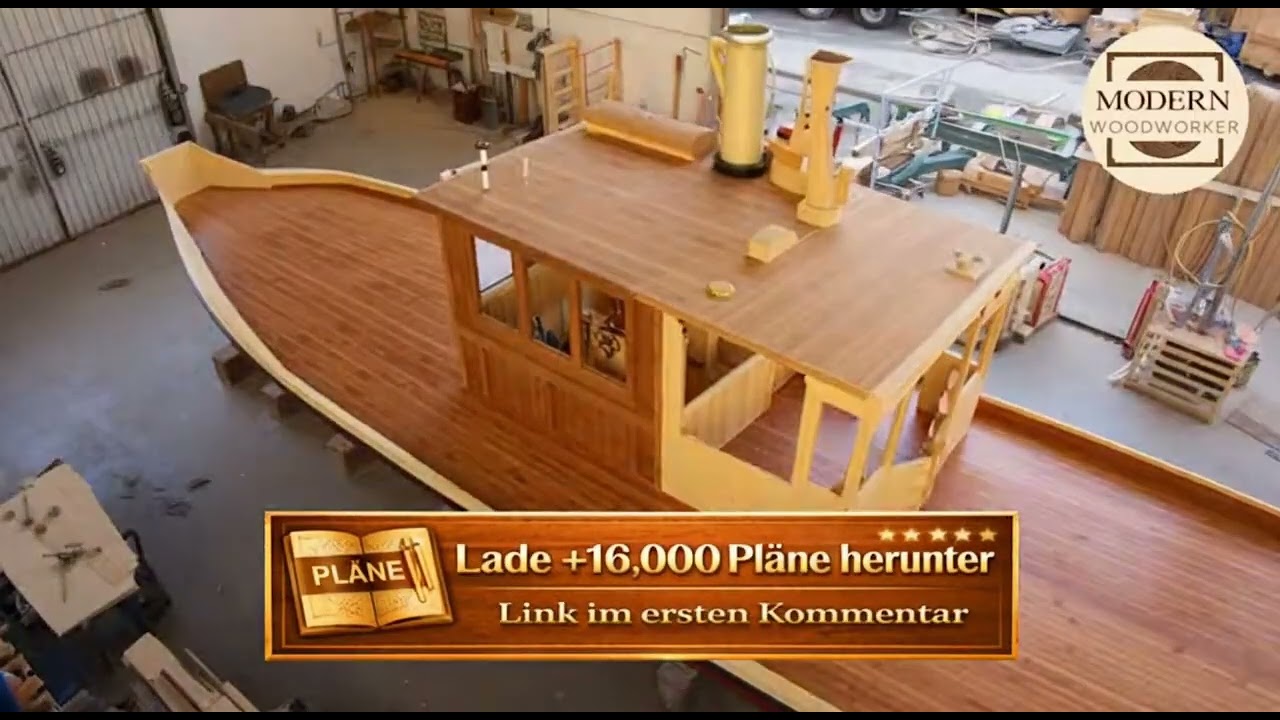 Erschreckend einfach: Wir bauen ein echtes Holzboot vom Plan bis zum Stapellauf