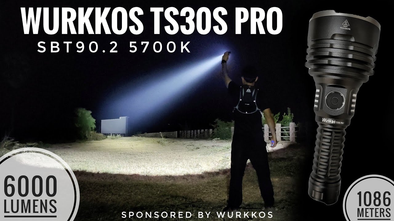 Wurkkos TS30S Pro SBT90.2 Review & Beam Shot Comparison with TS30s, Convoy L21A Culpm1, L21B SFT40