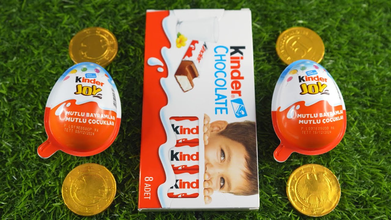 Oddly Satisfying | ASMR Surprise Egg Kinder Joy Kinder Chocolate Unboxing 