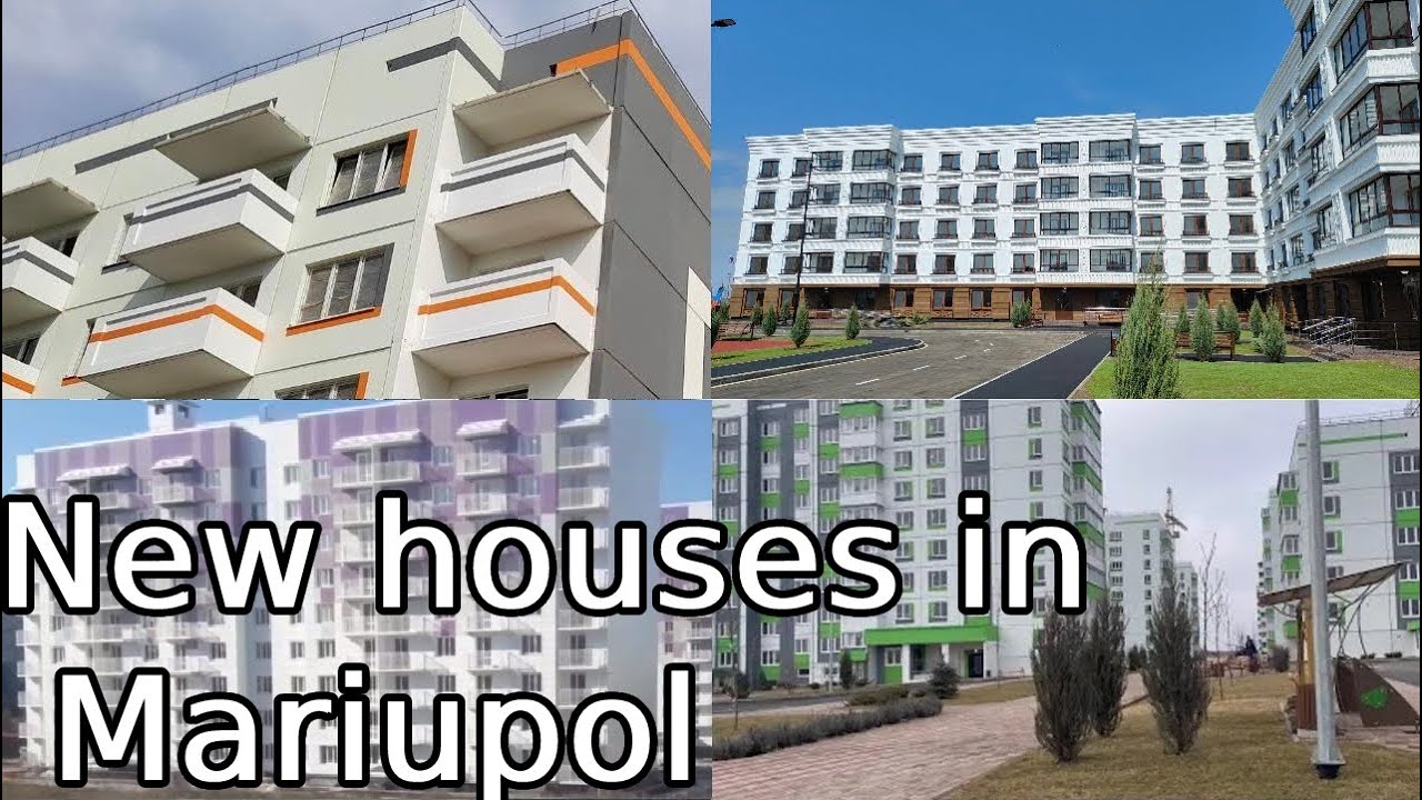 New houses in Mariupol, 2023