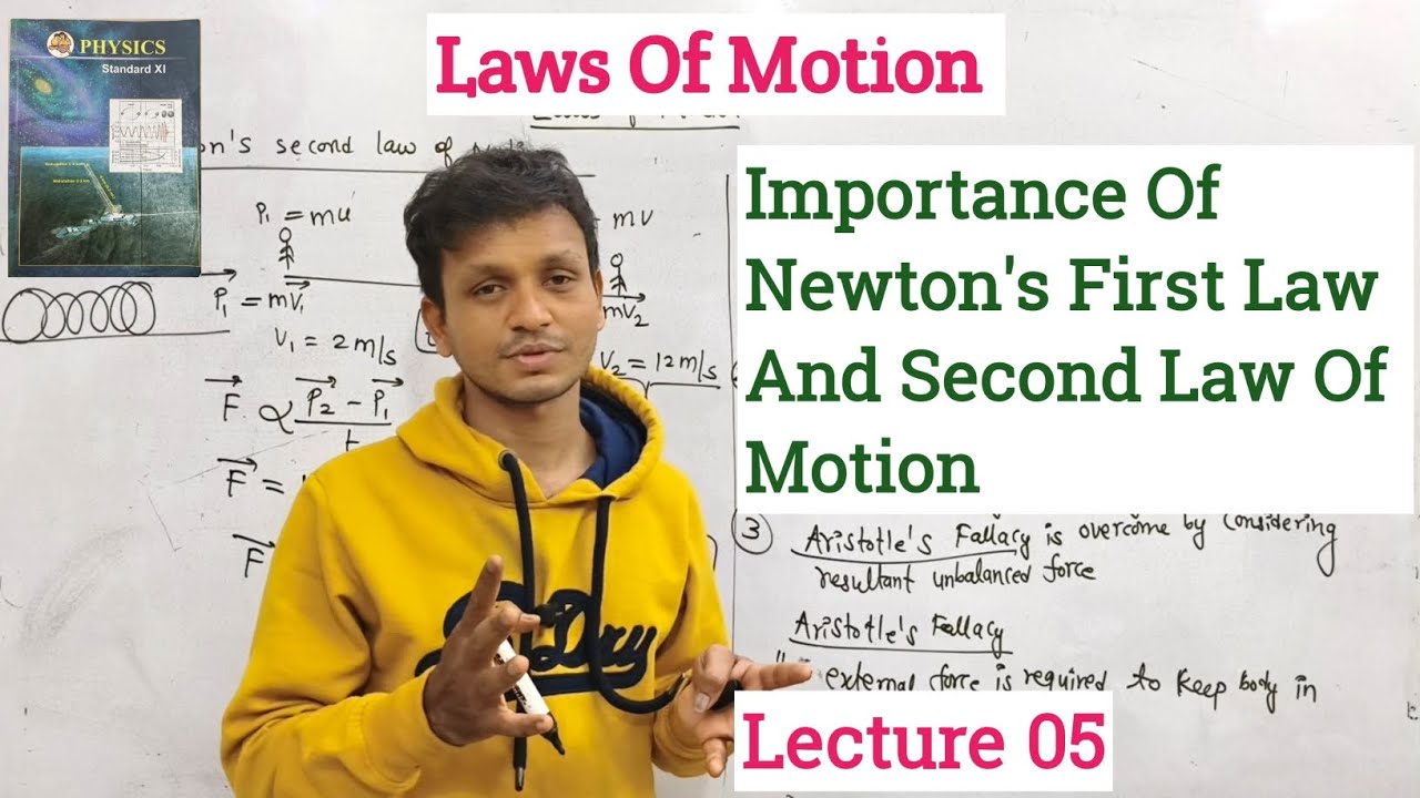 Laws Of Motion| Importance Of Newton's Second Law And Third Law Of Motion|Class 11|Physics |MH-Board