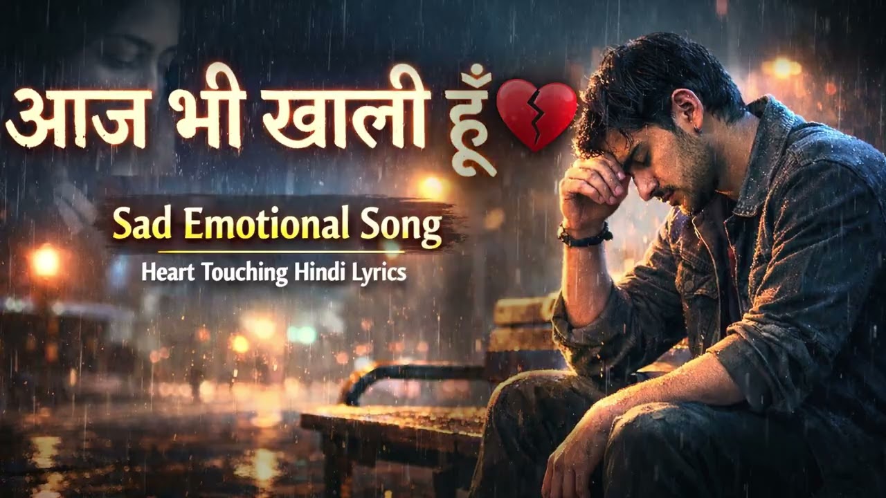 आज भी खाली हूँ 💔 | Sad Emotional Song | Heart Touching Hindi Lyrics