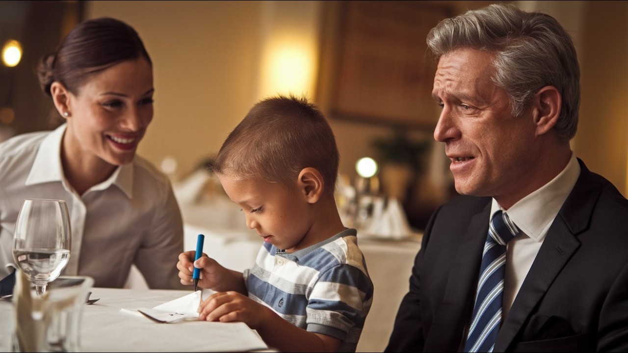 Billionaire Dad Sees a Waitress Comfort His Silent Son — What Happens Next Changes Everything