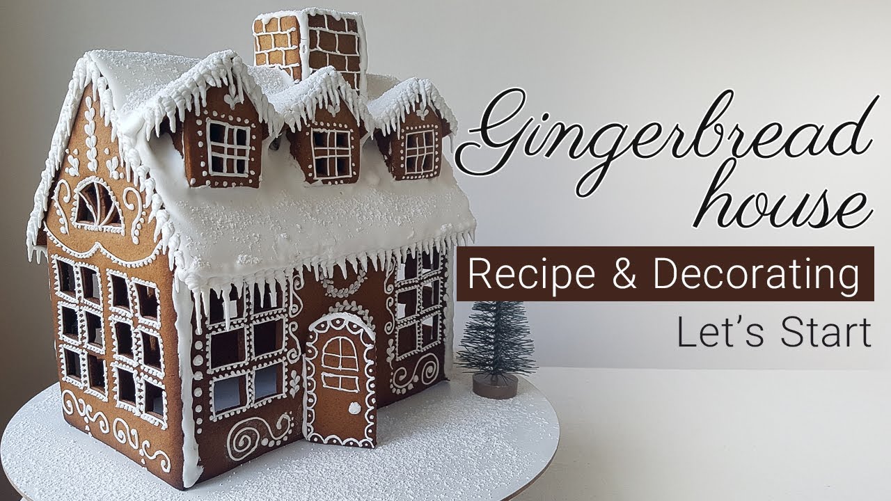 خونه زنجبیلی |  ?How to Make Gingerbread House #کوکی #gingerbreadhouse