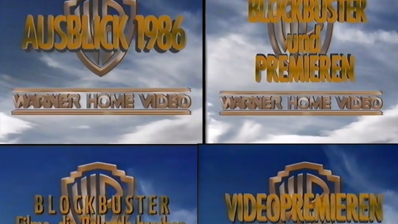 Warner Home Video (RARE German Promo variants, 1986)