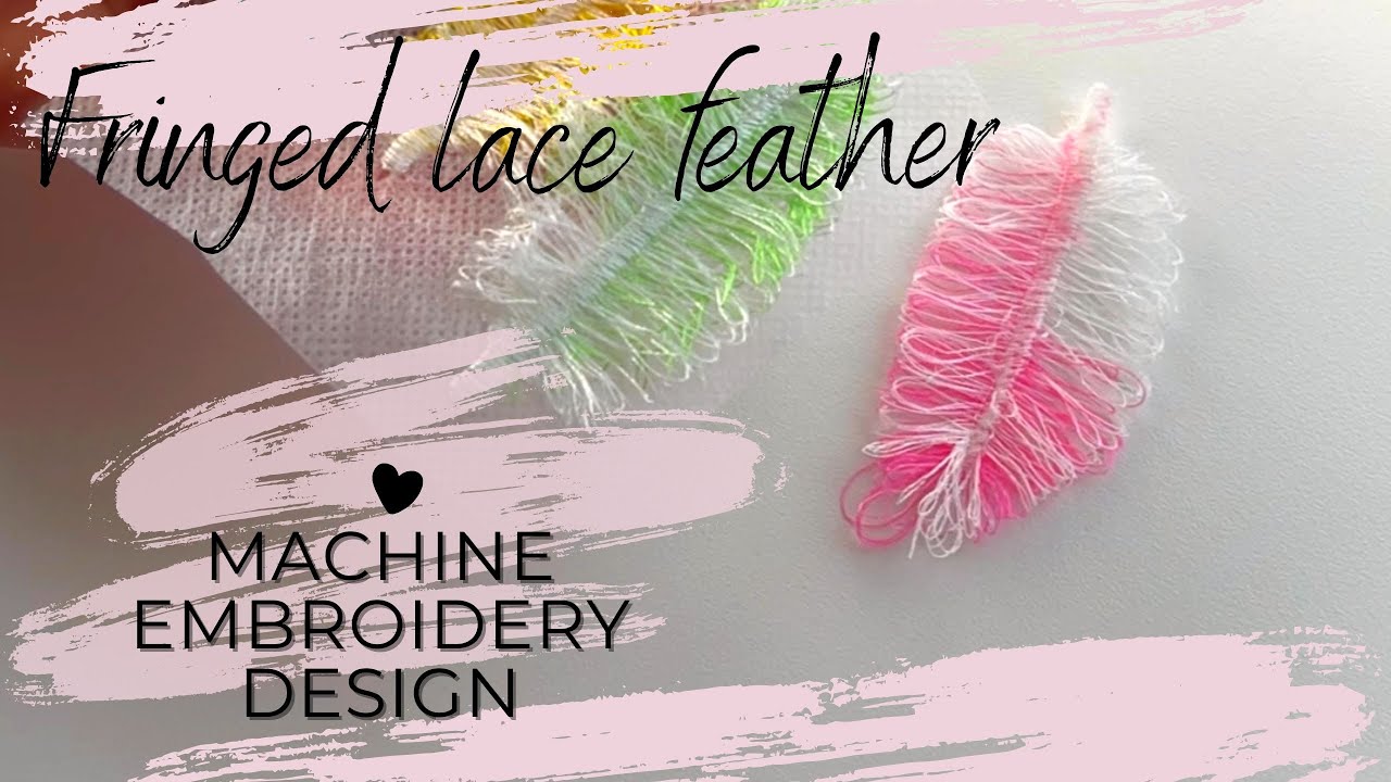 The Most Beautiful Freestanding Lace Fringed Feathers - How To?🫢Instructions