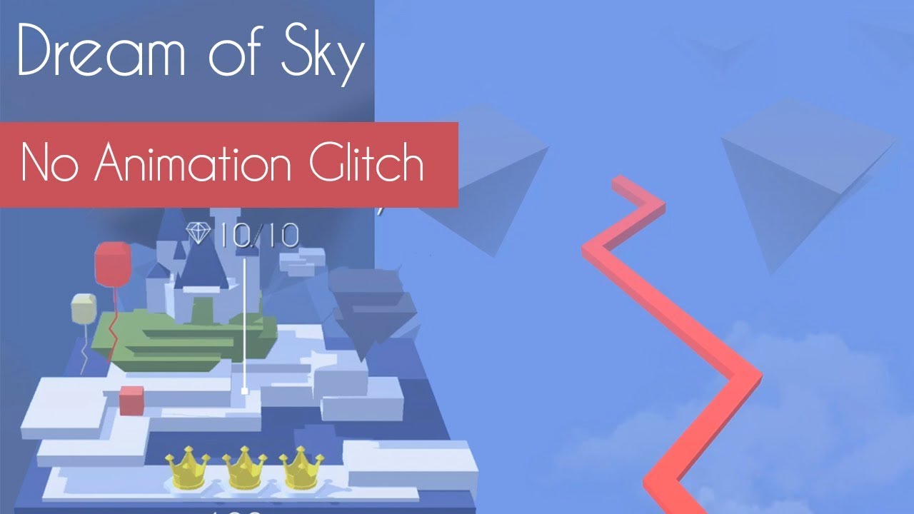 Dancing Line - Dream of Sky (No Animation Glitch)