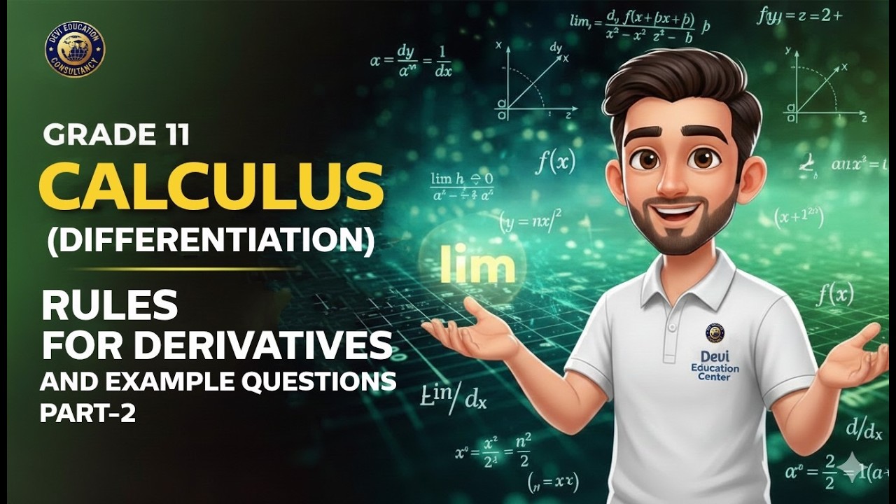 Class 11 Maths | Calculus Differentiation Rules & Solved Examples | Part 2 | NEB