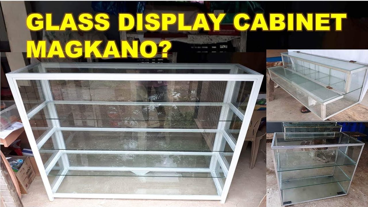 MURANG ALUMINUM GLASS DISPLAY CABINET