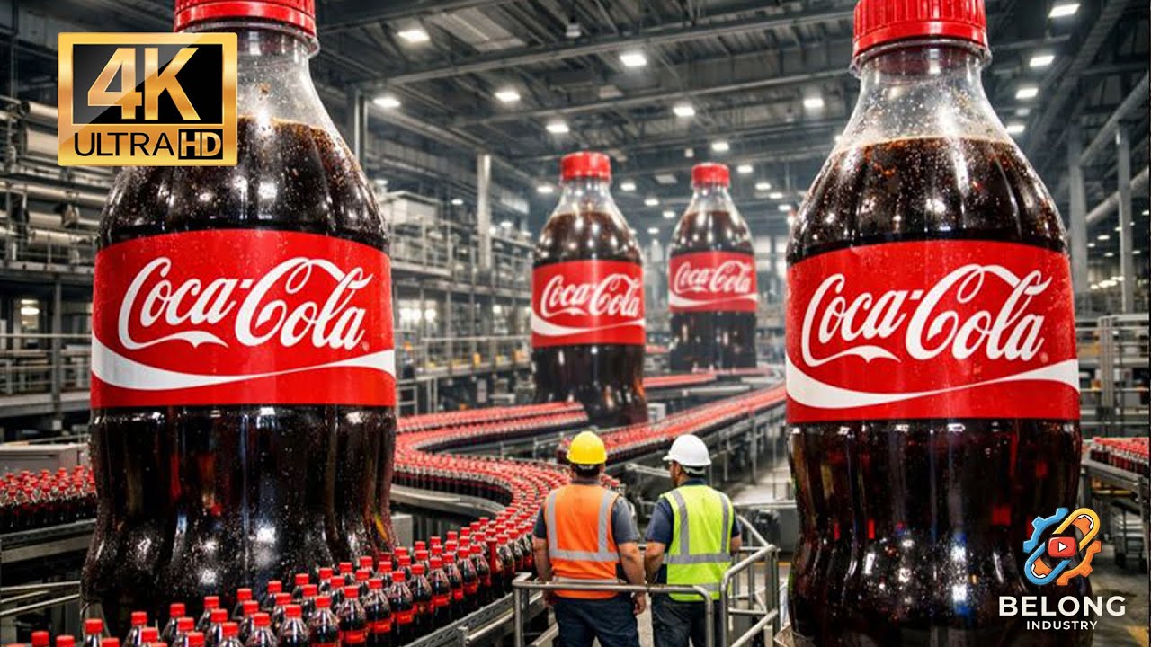 Inside a Modern Coca-Cola Factory: From Concentrate to Millions of Bottles
