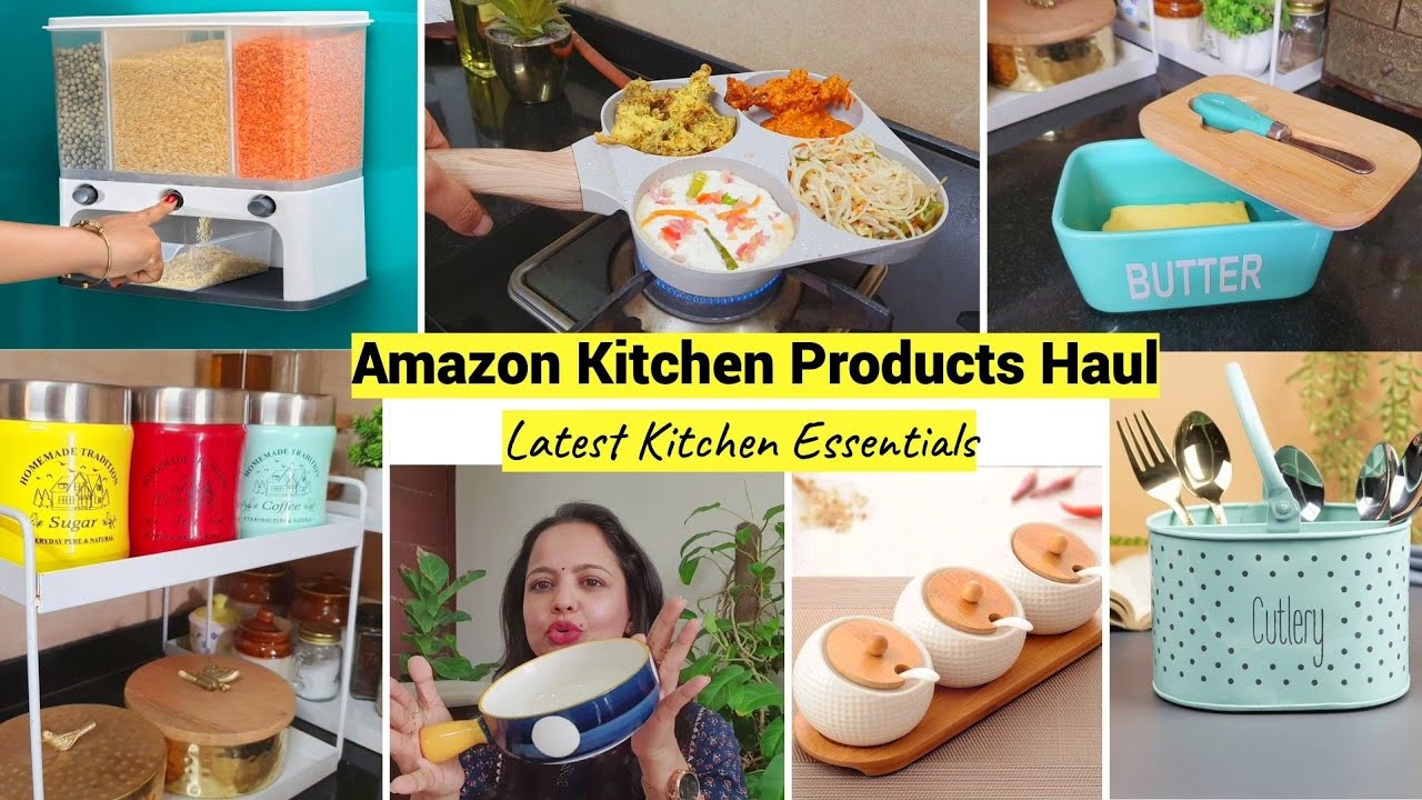 HUGE AMAZON KITCHEN HAUL-Latest Kitchen must haves #latestkitchengadgets  #manashivlogs