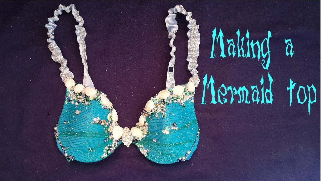 Making a mermaid top to go with my tail 