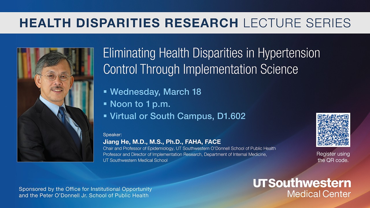 Health Disparities Research Lecture