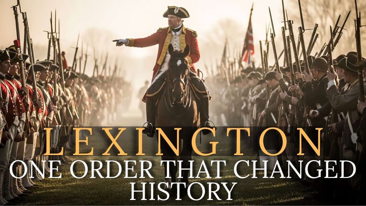 April 19, 1775 &mdash; Lexington 77 Colonial Militia Confront British Regulars as the Revolution Begins