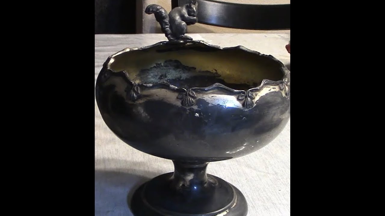 Piece Spotlight - Beacon Silver Co Quadruple Plate Figural Nut Bowl