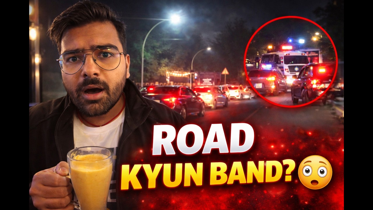 Raat 10 Baje ROAD BLOCK 😳 | Insta360 X5 Night Test