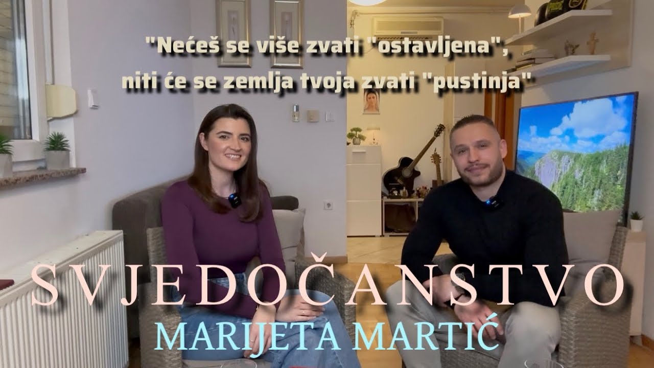 SVJEDOČANSTVO - OD ŽIVOTA U AMERICI I NEW AGE-A, DO ISKUSTVA ŽIVOGA BOGA  *Marijeta Martić*